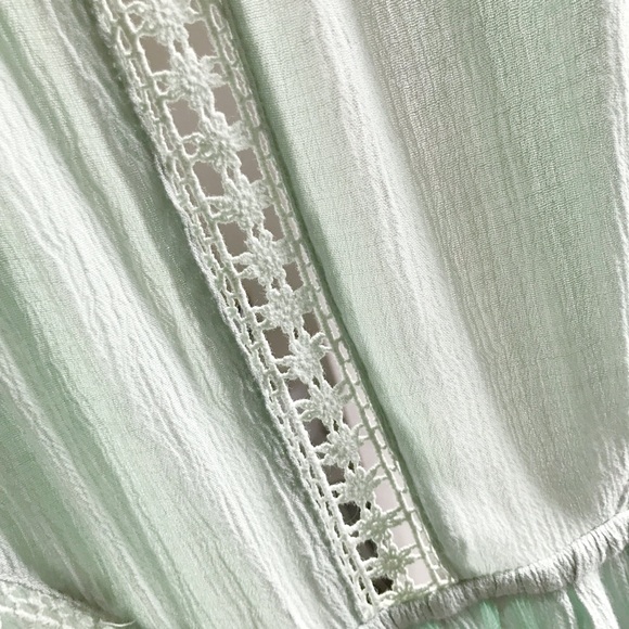 Mint Open Back Dress - Picture 3 of 3